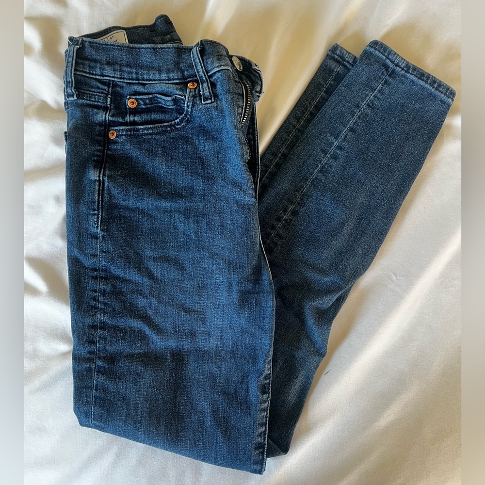 GAP Sky High True Skinny Blue Jeans
